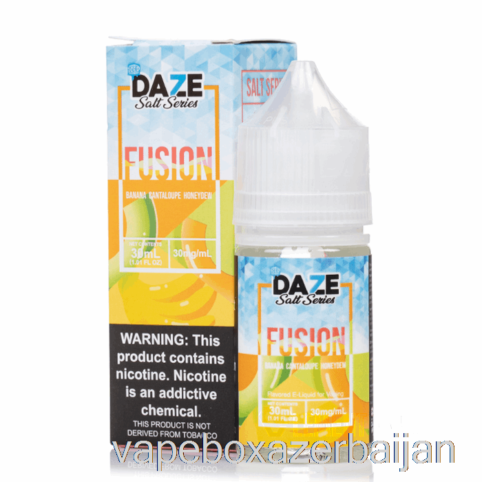 Vape Smoke ICED Banana Cantaloupe Honeydew - 7 Daze Fusion Salt - 30mL 30mg